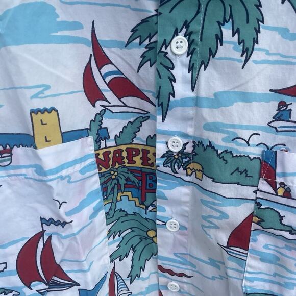 Vintage Hawaiian Shirt LG Vibrant Men’s Button Up By Catalina Beach‎ Naples FL. - Picture 3 of 8